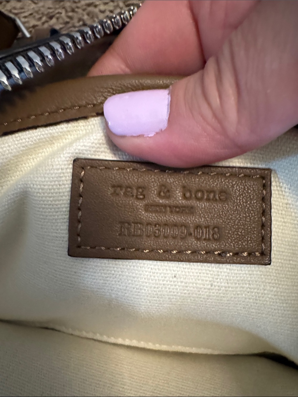 rag & bone Suede Crossbody Belt Bag in Brown - Picture 7 of 12